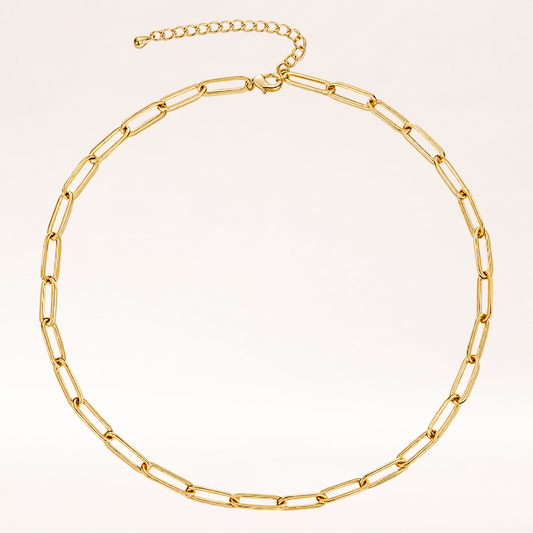 CHESKY 14K Gold Plated Silver Dainty Satellite Choker Necklace