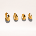 4 Pairs Dainty Huggie Hoop Earrings for Women