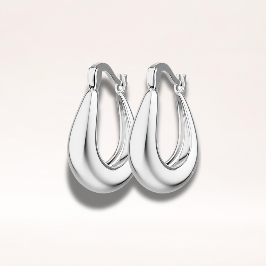 Chunky Twisted Hoop Earrings for Women