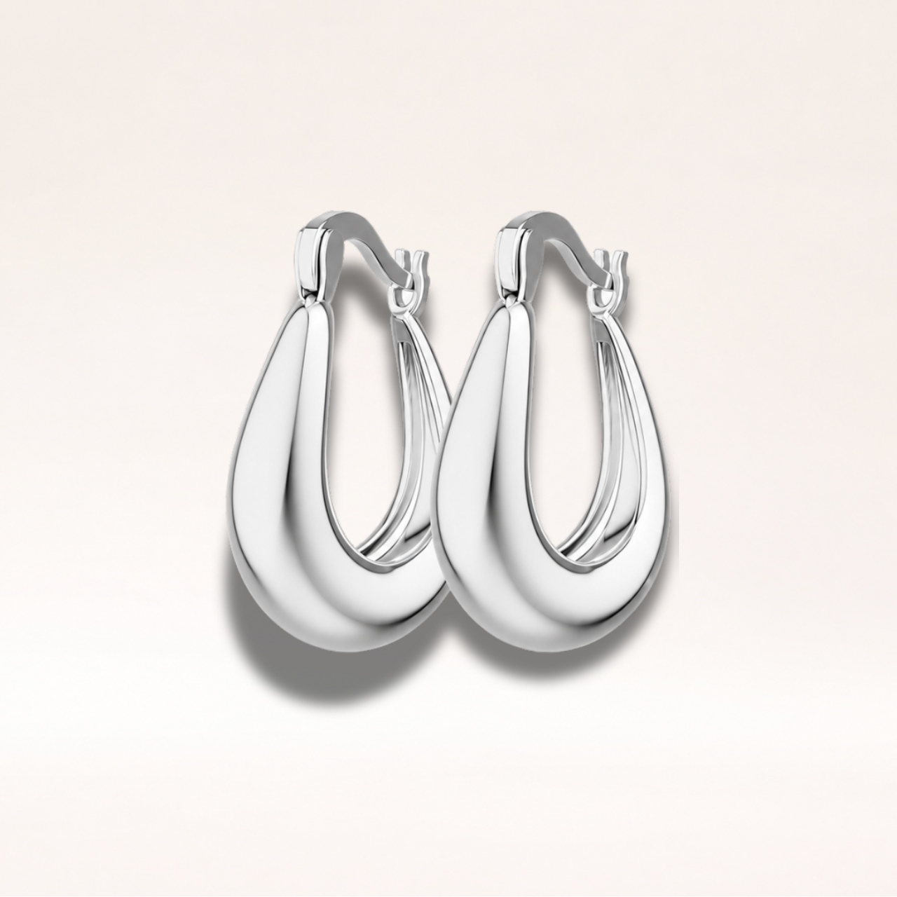 Chunky Twisted Hoop Earrings for Women