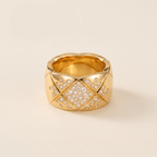 C Crush Pavé Large Model Ring