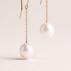 Elsa Peretti Pearl Drop Earrings
