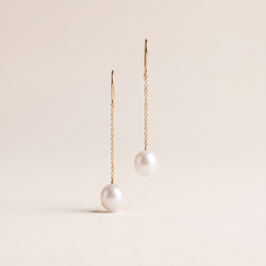 Elsa Peretti Pearl Drop Earrings