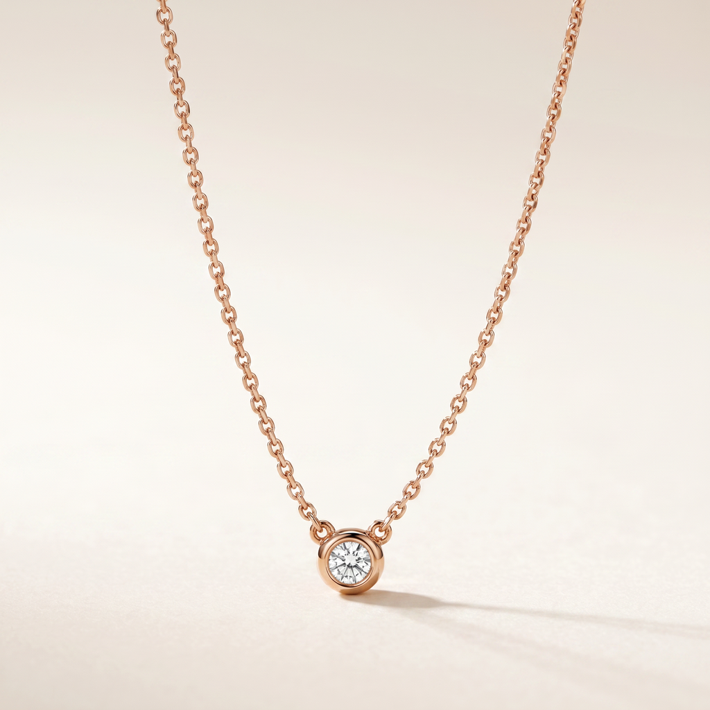Elsa Peretti Solitaire Diamond Necklace