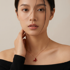 Alhambra Sweet Red Butterfly Necklace