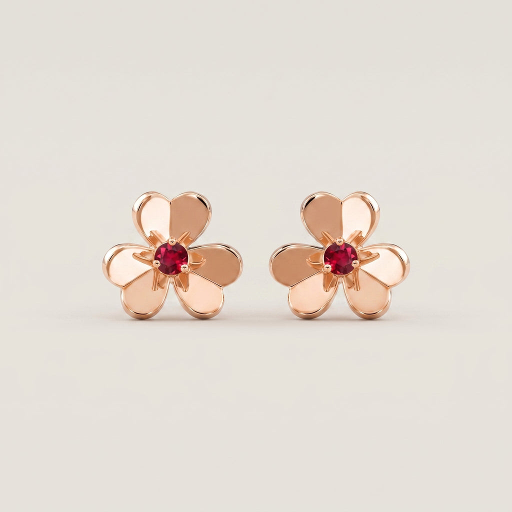 Frivole Mini Flower Earrings