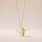 Heart & Key Pendant Necklace