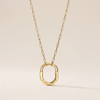 Medium Lock Pendant Necklace