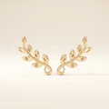 Olive Leaf Vine Earrings