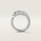 Panthère De Diamond Pavé Ring