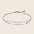 T Smile Curved Bracelet