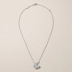 Two Butterfly Diamond Necklace