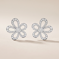 Flowerlace Pavé Diamonds Earrings