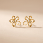 Flowerlace Stud Earrings
