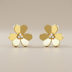 Frivole Large Flower Diamonds Earrings