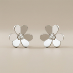 Frivole Large Flower Diamonds Earrings