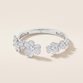 Frivole Seven Flowers Pavé Diamonds Bracelet