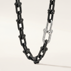 HardWear Black Tone Beaded Link Necklace