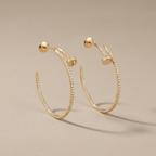 Juste Un Clou Pavé Diamonds Hoop Earrings