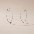 Juste Un Clou Pavé Diamonds Hoop Earrings
