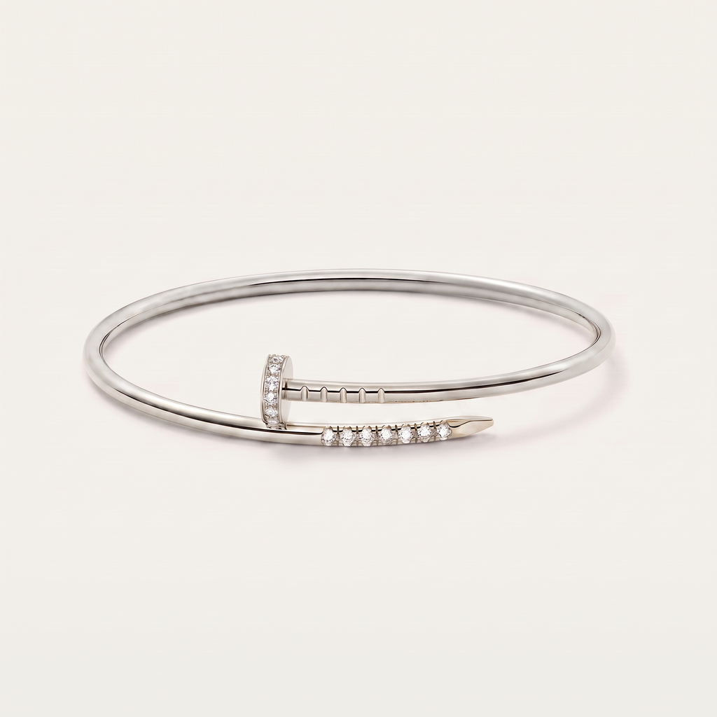 Juste un Clou Pavé Nail Bangle Bracelet