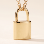 Lock Pendant Chain Necklace