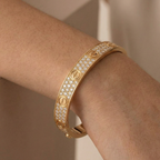 Love Diamonds Paved Bracelet