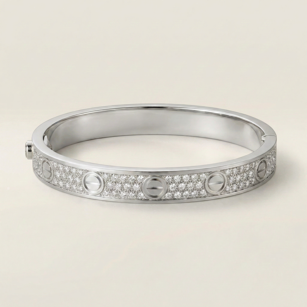 Love Diamonds Paved Bracelet