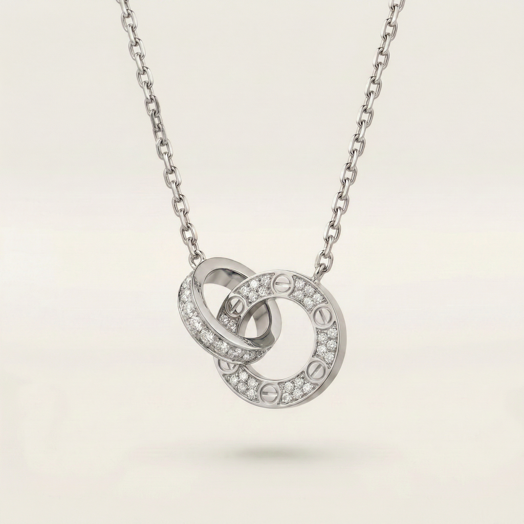 Love Pavé Necklace