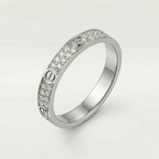 Love Pavé Slim Ring