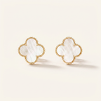 Magic Alhambra Pearl Earrings