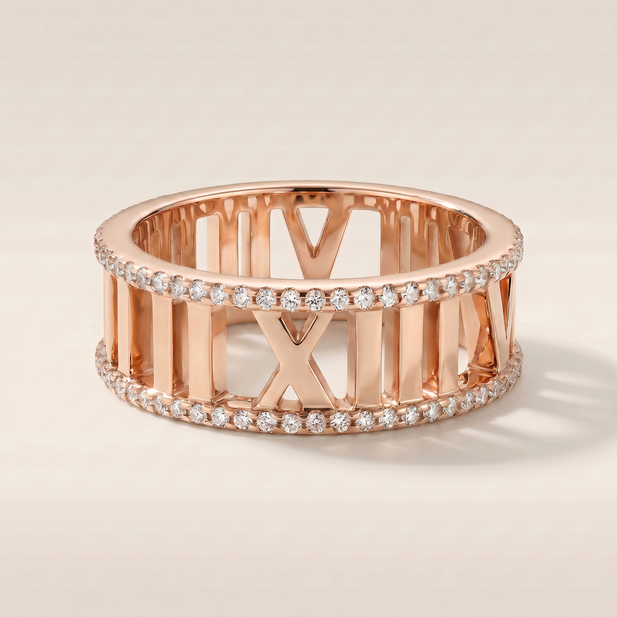 Atlas Roman Numeral Ring