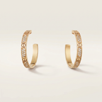 Medium Love Pavé Hoop Earrings