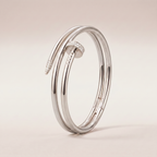 Juste Un Clou Pavé Diamonds Double Wrap Bangle Bracelet