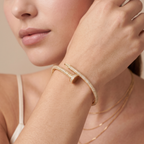 Juste Un Clou Pavé Diamonds Bangle Bracelet