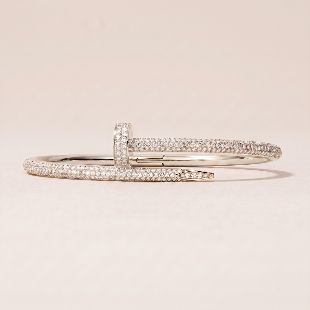 Juste Un Clou Pavé Diamonds Bangle Bracelet
