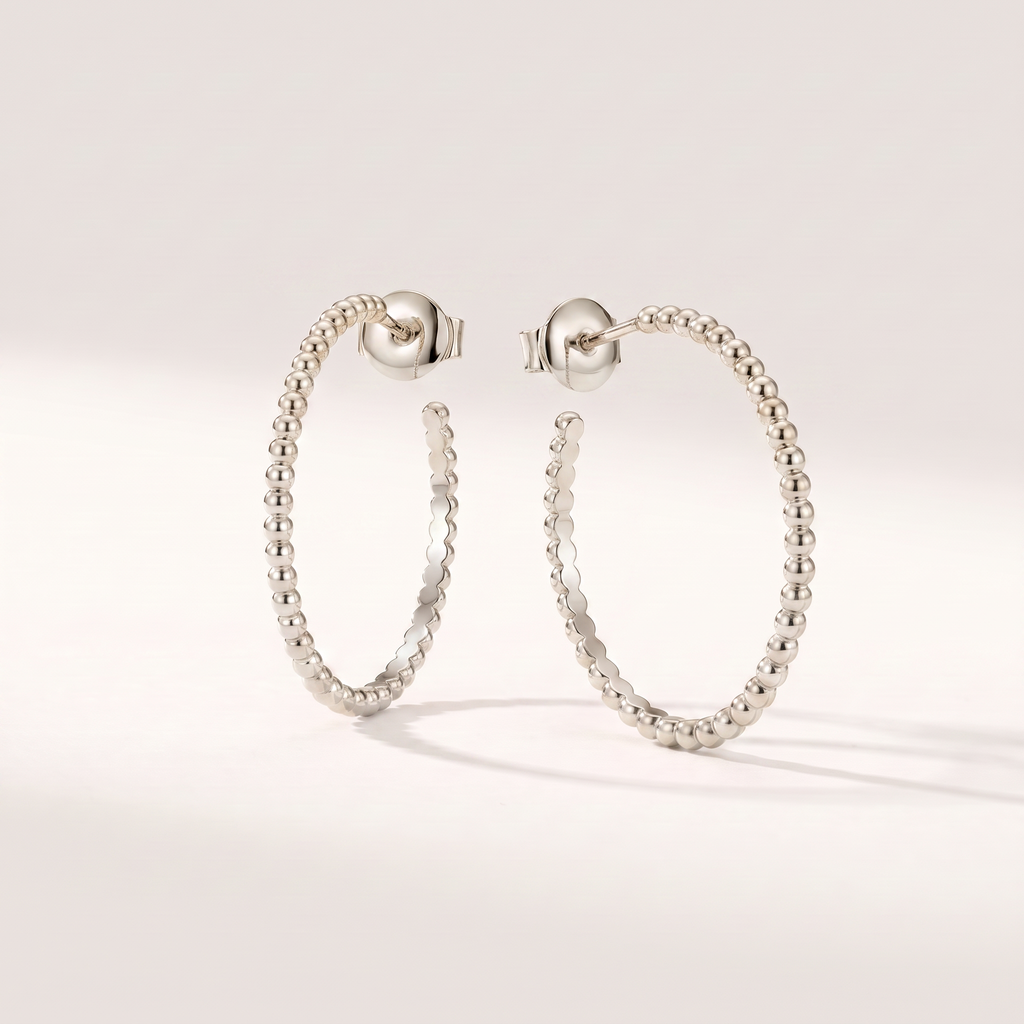 Perlée Beads Hoop Earrings
