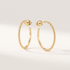 Perlée Beads Hoop Earrings