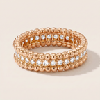 Perlée Pavé Beaded Pavé Diamonds Ring