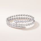 Serpenti Pavé Diamonds Double Wrap Bracelet