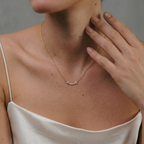 T Small Diamond Pavé Pendant Necklace