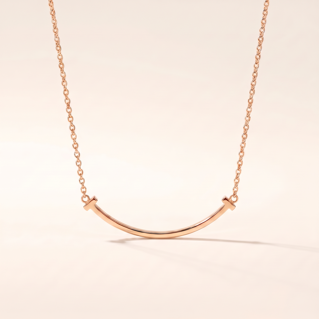 T Smile Pendant Necklace
