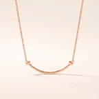 T Smile Pendant Necklace