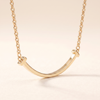 T Smile Pendant Necklace
