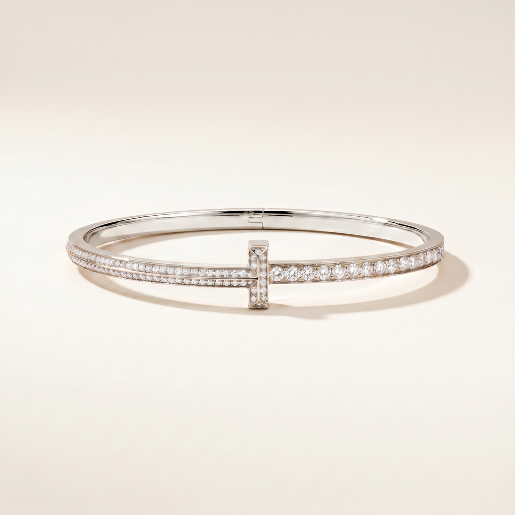 T1 Narrow Pavé Diamond Bracelet