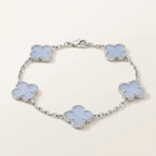 Vintage Alhambra Chalcedony Clover Bracelet