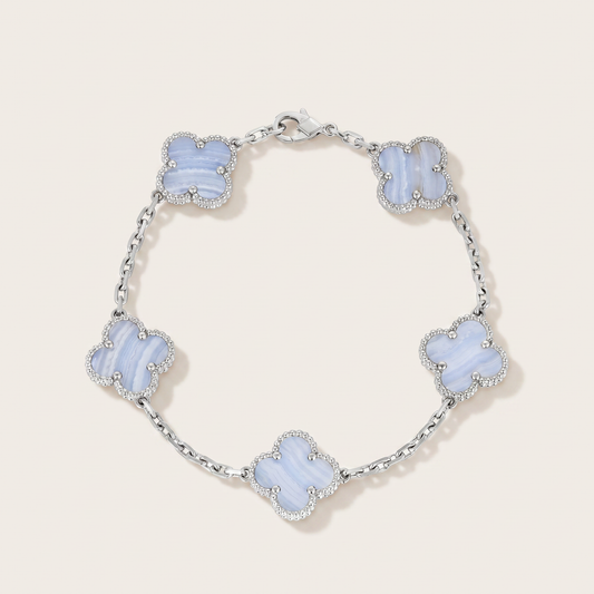 Vintage Alhambra Chalcedony Clover Bracelet